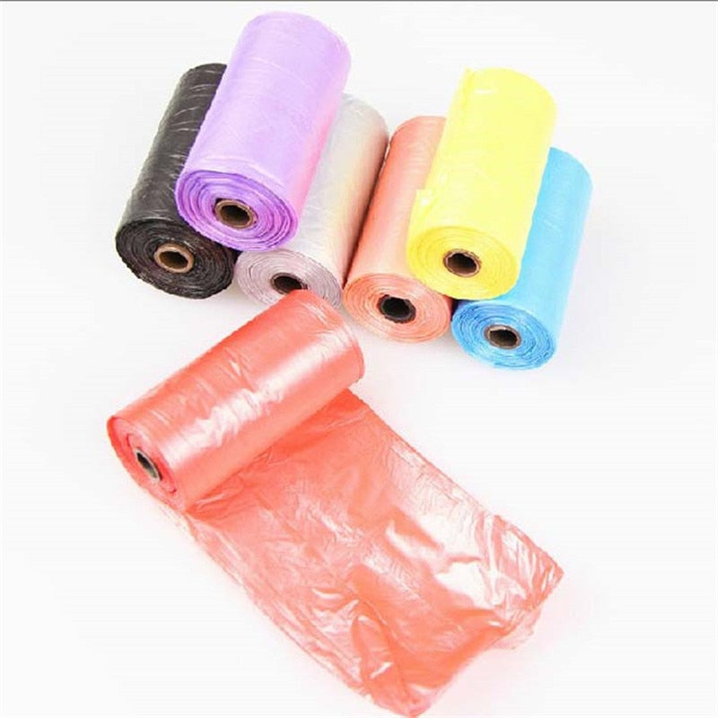 Paw Print Dog Poop Bags | Degradable, Fragrant, Easy Clean-up, 10 Rolls – 15 Bags per Roll