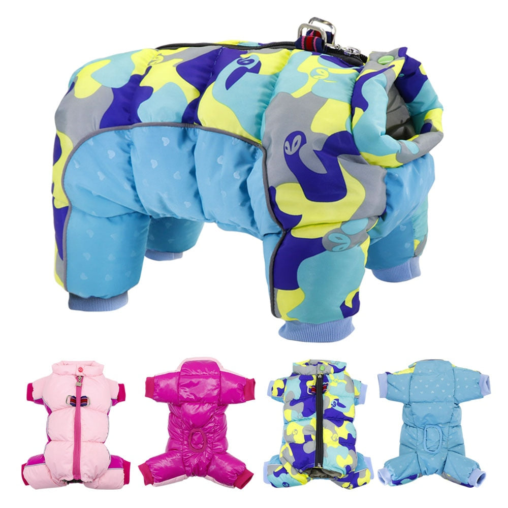 Super Warm Waterproof Dog Jacket | Reflective Winter Coat for Small to Medium Dogs | Thick and Safe for Cold Weather