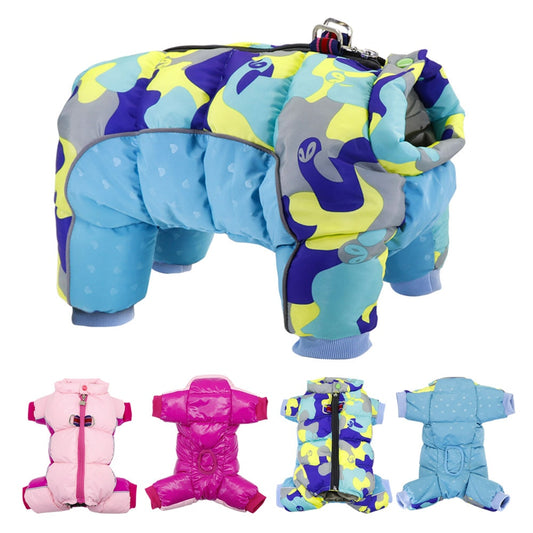 Super Warm Waterproof Dog Jacket | Reflective Winter Coat for Small to Medium Dogs | Thick and Safe for Cold Weather
