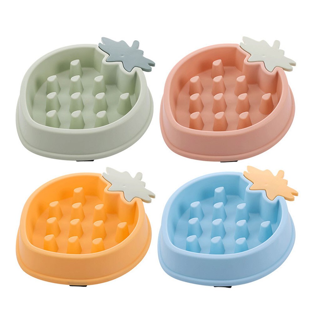 Anti-Gulping Slow Feeder Dog Bowl | Fun Fruit-Shaped Design for Small & Large Dogs
