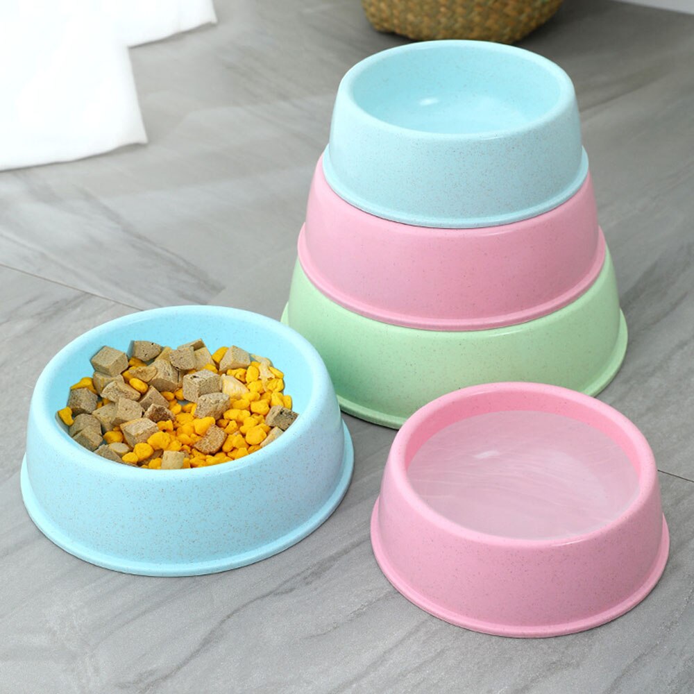Eco-friendly Wheat Stalk Pet Bowls | Durable and Thickened Feeding Bowl for Cats & Dogs