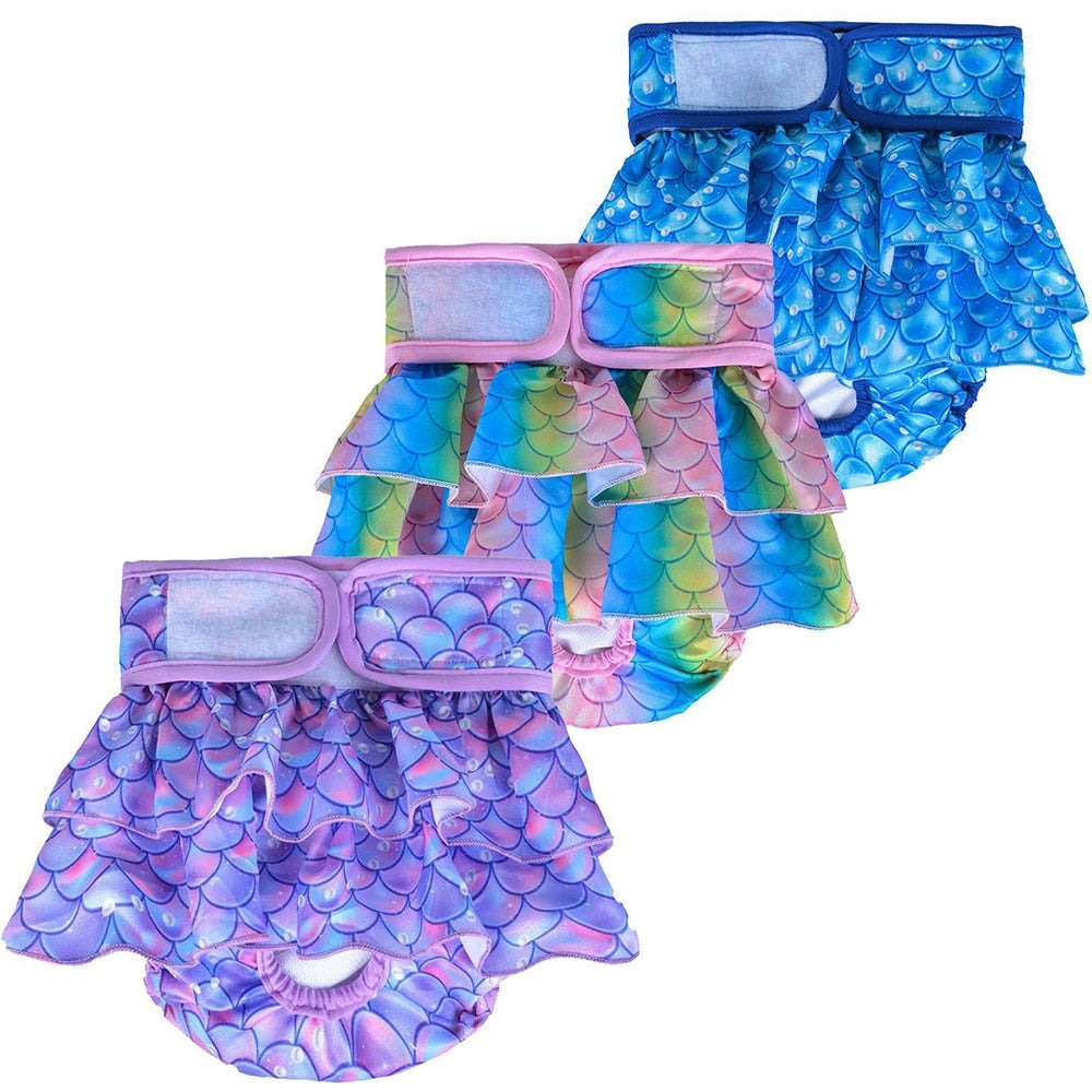 Reusable Dog Diapers | No Leak Female Dog Diapers with High Absorption and Comfortable Fit