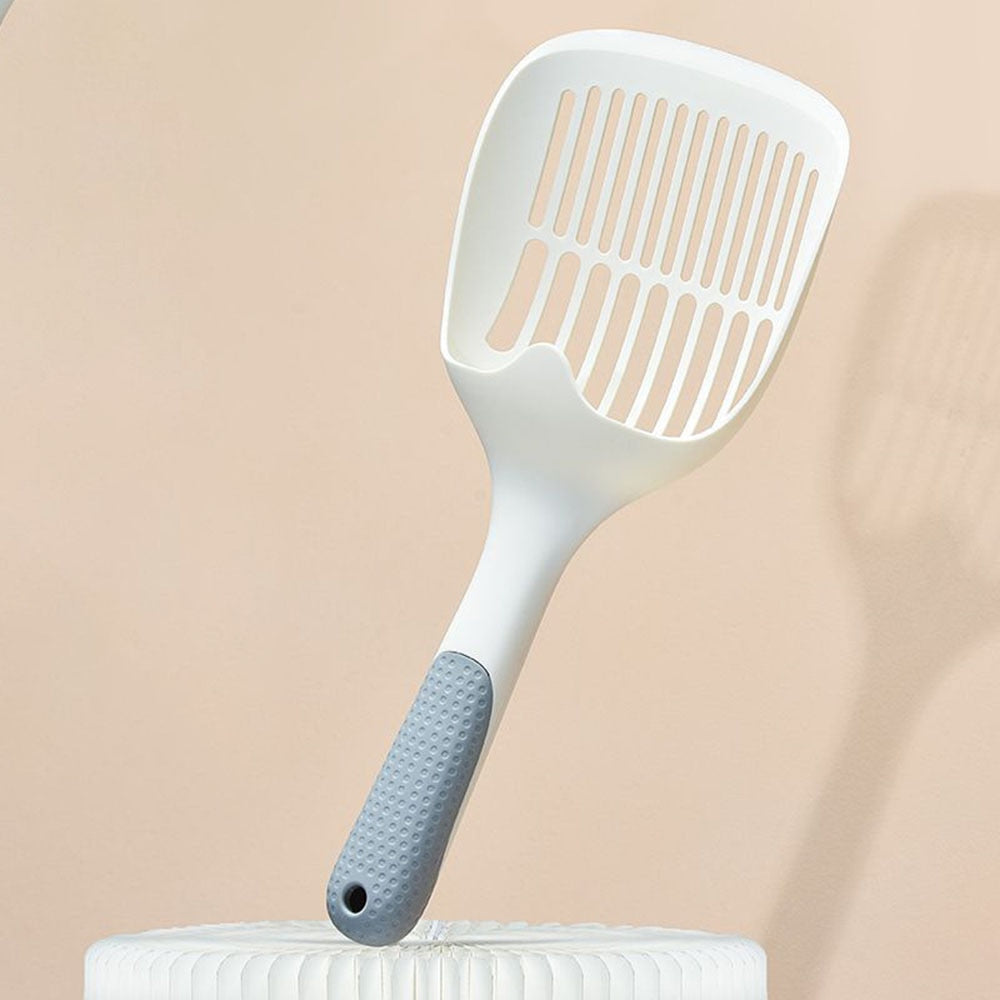 Large Cat Litter Scoop PP Plastic Kitty Litter Tray Scoops | Deep Shovel Sifter with Non-Slip Handle for Easy Cat Litter Cleaning