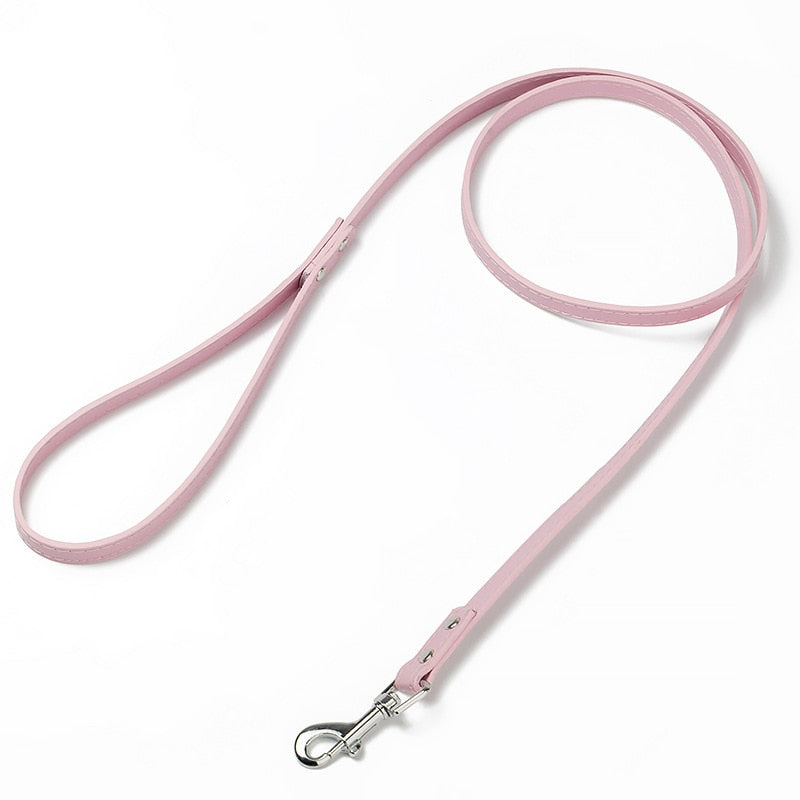 Colourful PU Leather Dog Training Leash | Durable & Stylish Lead for All Dog Sizes, 120cm Length