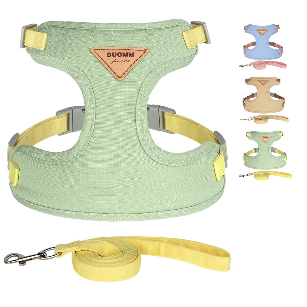 Soft Mesh Cat Harness and Leash Set | Adjustable 3 Layer Breathable Vest for Small Dogs & Cats