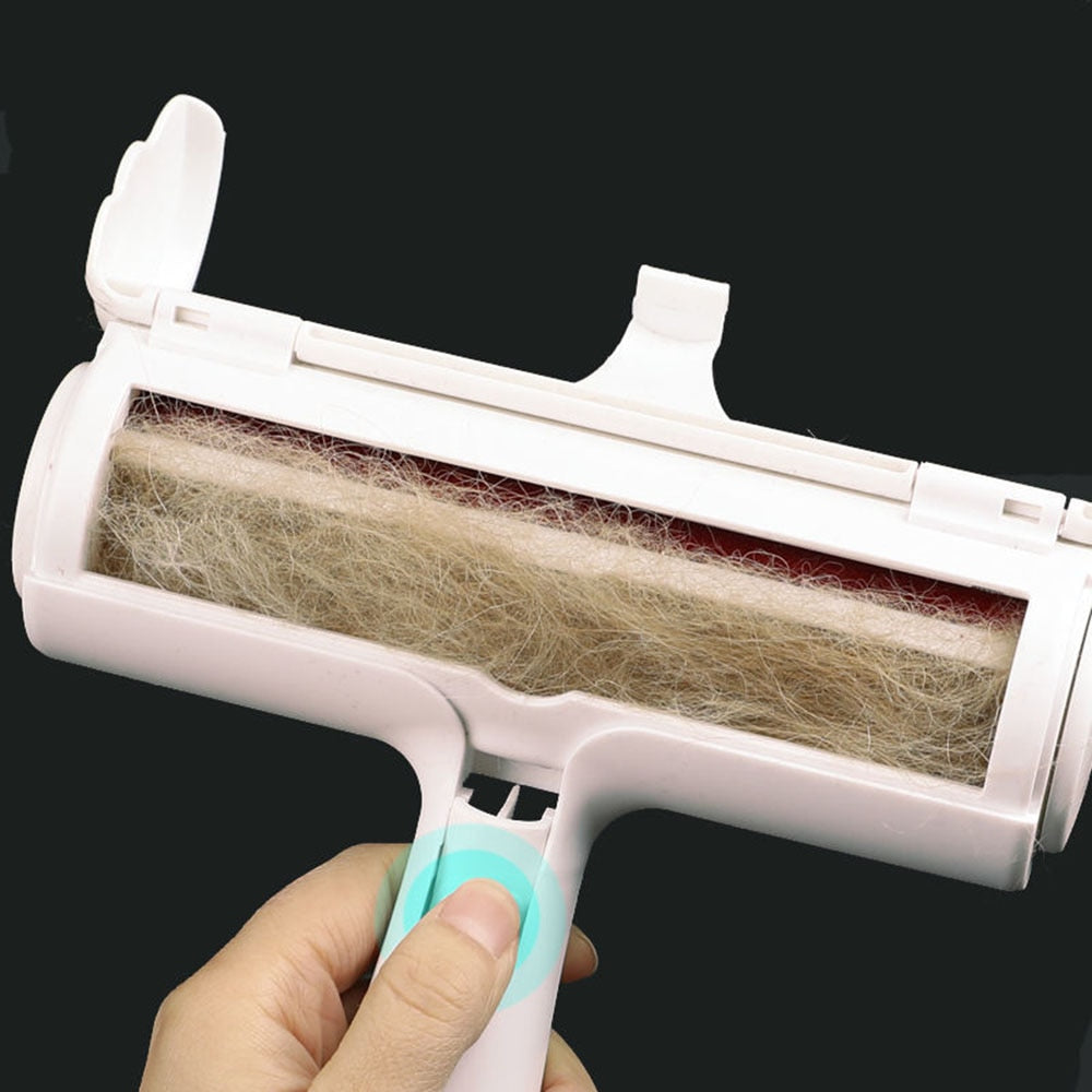 Pet Hair Remover Cat Dog Hair Cleaner | Stripped Carpet Hair Sticky Roller for Efficient Lint and Hair Removal