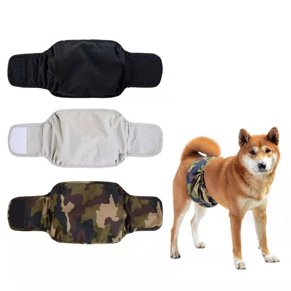 Male Dog Belly Bands | High Absorbing Washable Pet Diapers for Male Dogs | Reusable & Comfortable Wrap