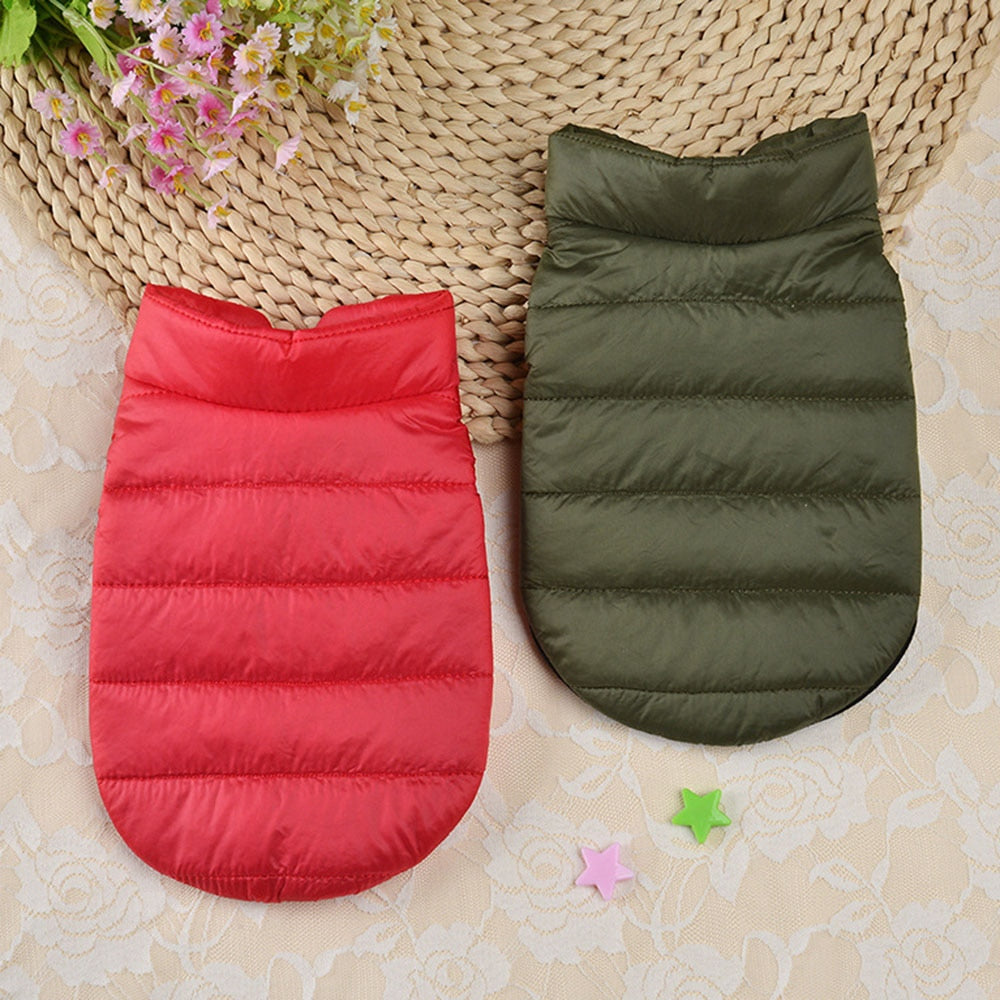 Winter Ultralight Pet Coat | Soft Warm Down Vest for Cats & Small Dogs