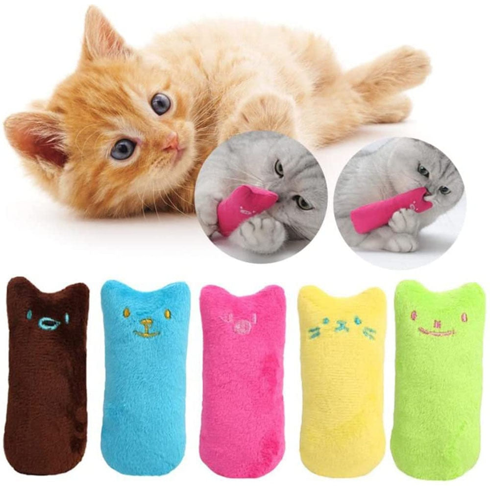 Scented Catnip Plush Toy | Interactive Cat Chew Toy for Fun & Dental Health