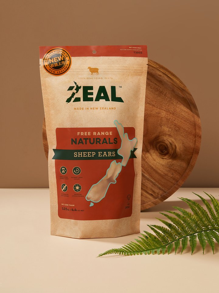 Zeal Sheep Ears Dog Treats 125g