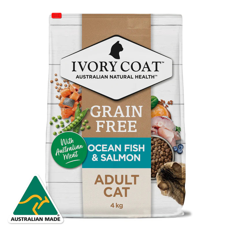 Ivory Coat Grain Free Ocean Fish & Salmon Adult Cat Food