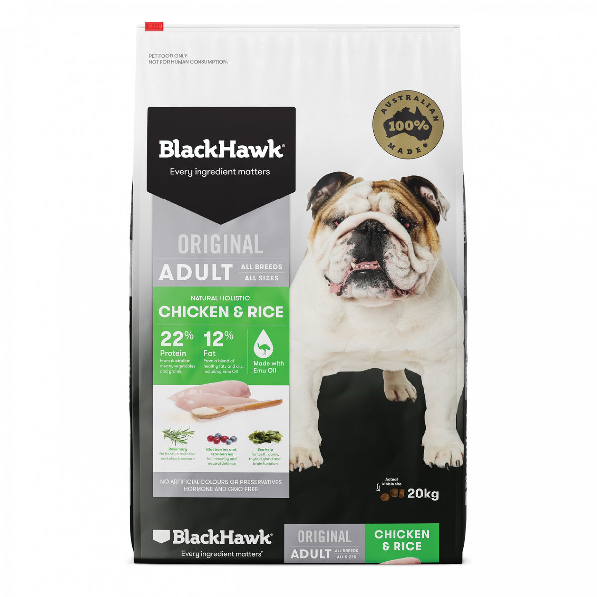 Black Hawk Adult Dog Chicken & Rice Food