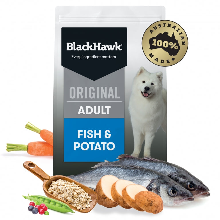 Black Hawk Fish & Potato Adult Dog Food