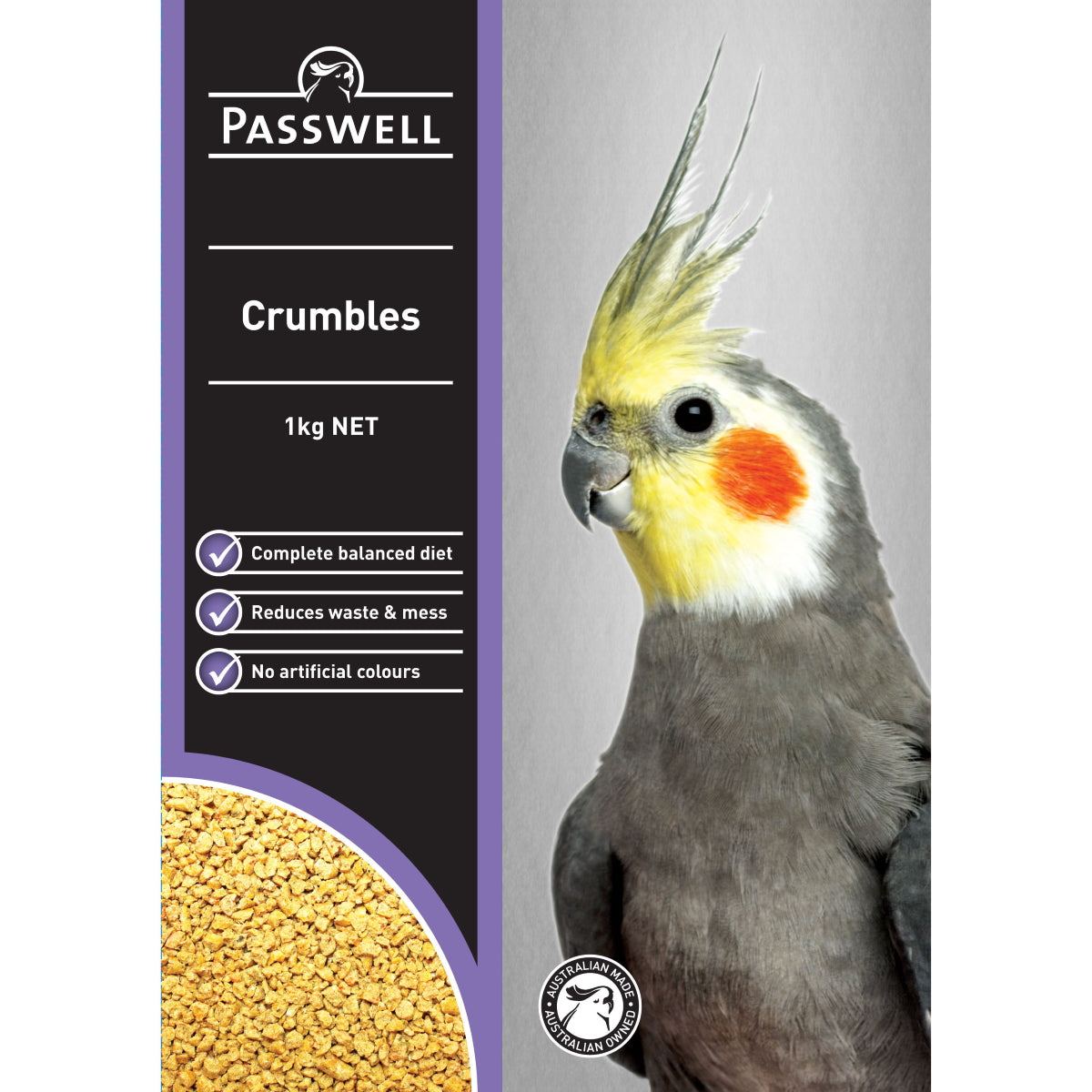 Passwell Crumbles Small Bird Food