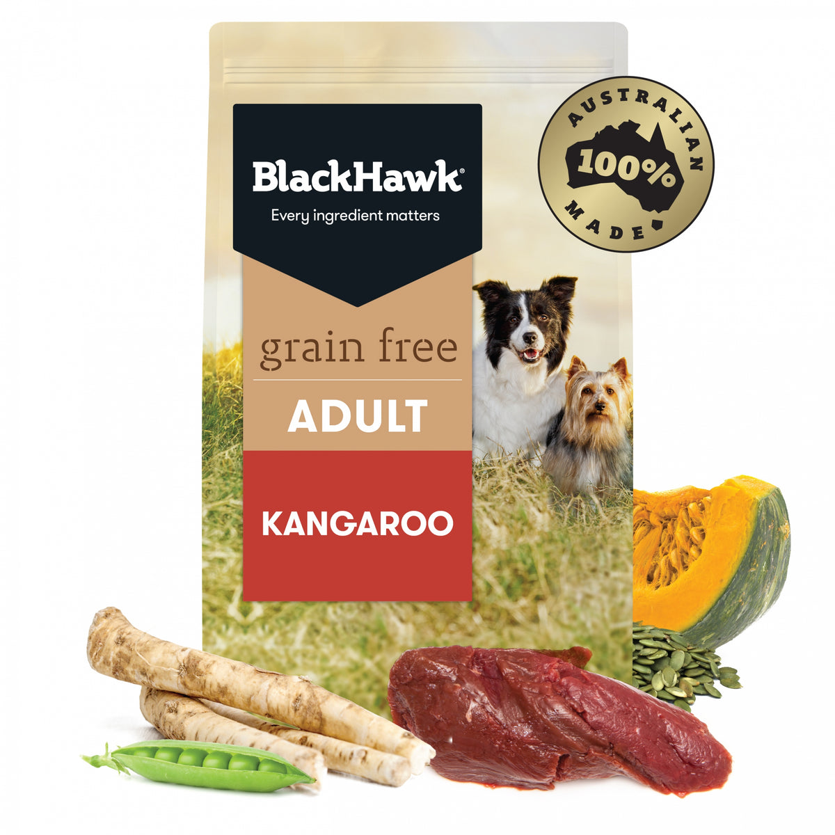 Black Hawk Adult Dog Grain Free Kangaroo Food