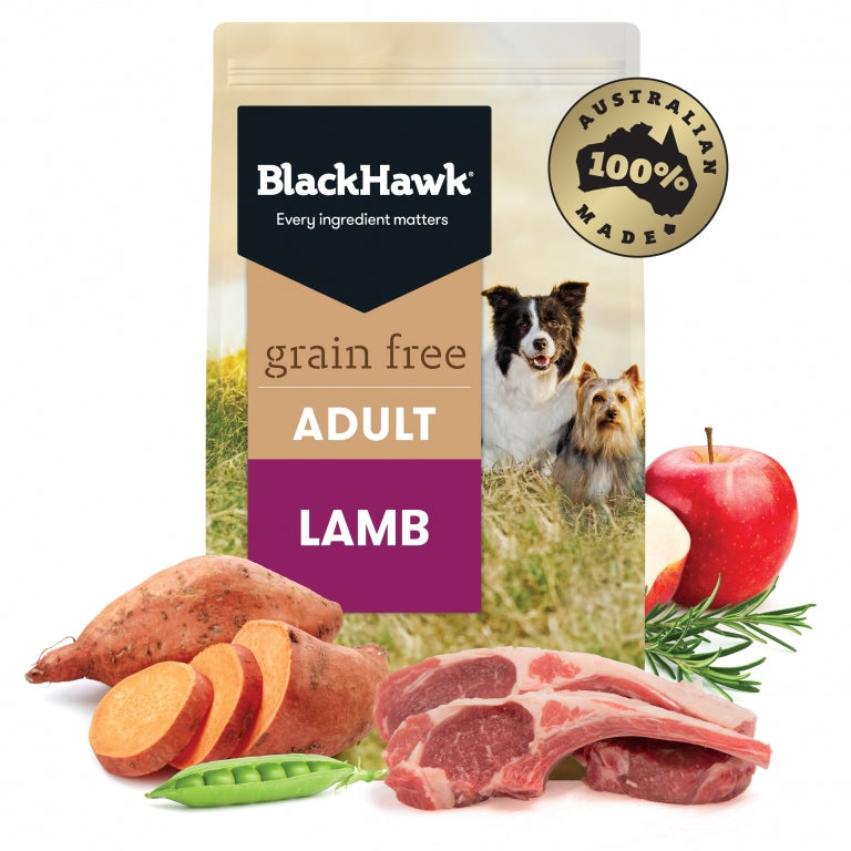 Black Hawk Adult Dog Grain Free Lamb Food