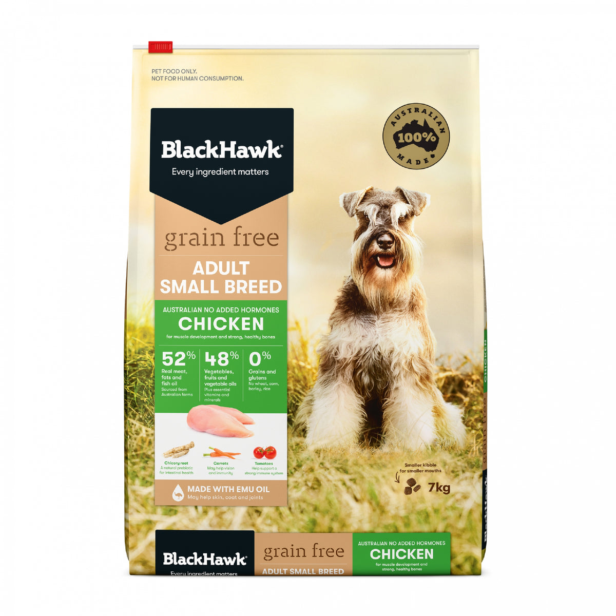 Black Hawk Adult Dog Small Breed Grain Free Chicken Food
