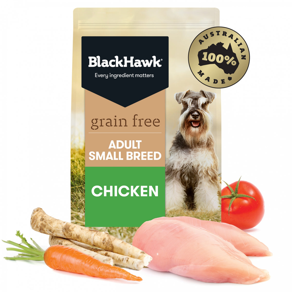 Black Hawk Adult Dog Small Breed Grain Free Chicken Food