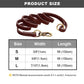 Coloured Leather Leash | 1.5m | Walking and Running Leash for Dogs and Cats