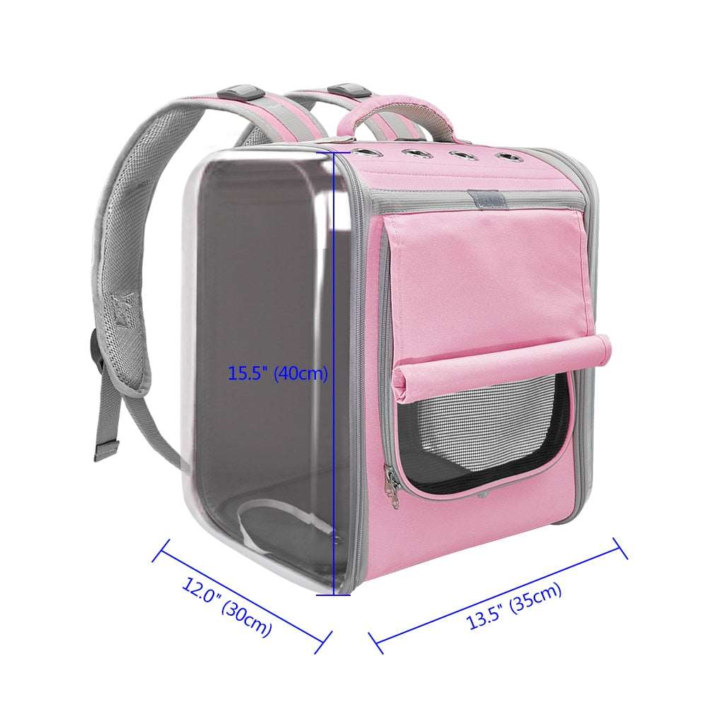 Breathable Pet Carrier Backpack for Small Dogs & Cats | Outdoor Travel Shoulder Bag, Portable & Comfortable
