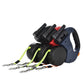 3m Retractable Dual Dog Leash with Lights