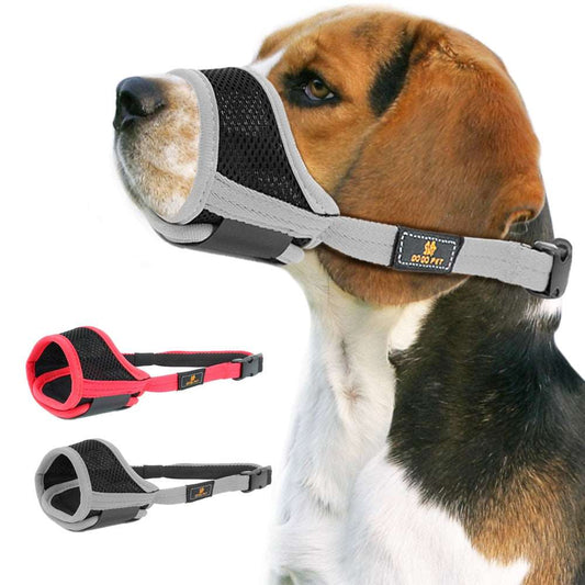 Adjustable Breathable Dog Muzzle | Anti-Bark Mouth Mask for Grooming, Training, and Pet Accessories