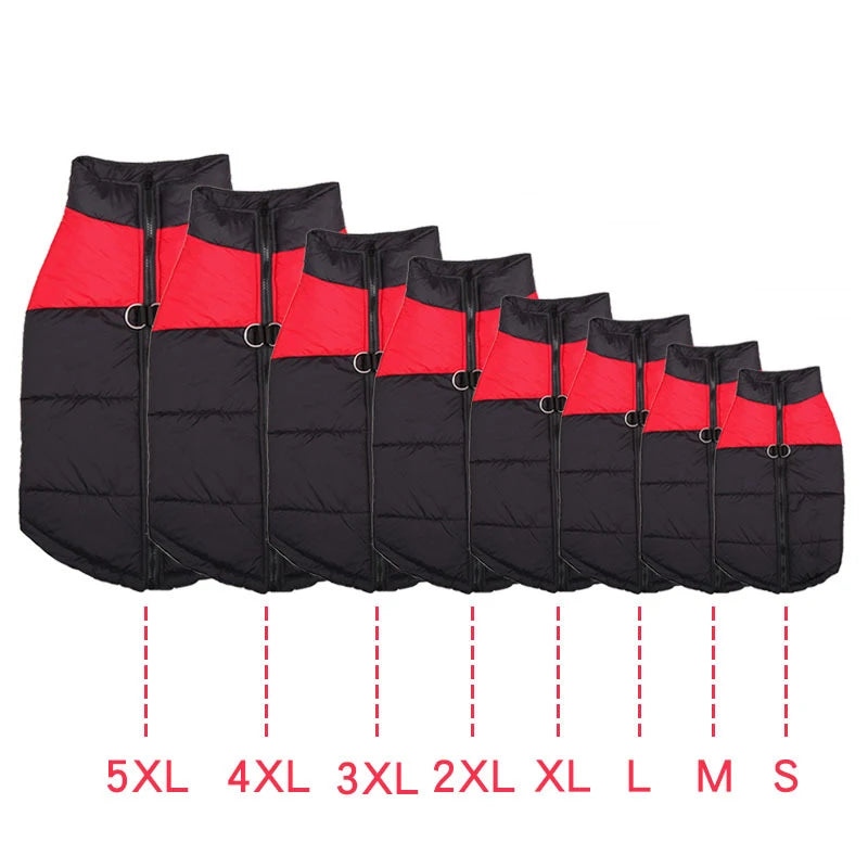 Winter Dog Coat Waterproof Vest | XS - 6XL