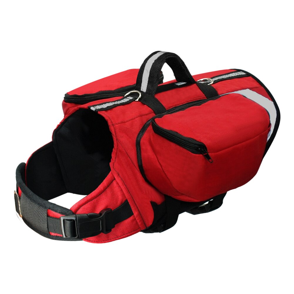 Outdoor Backpack Harness | Travel Vest for Medium & Large Dogs | Camping & Hiking Saddle Bag Carrier