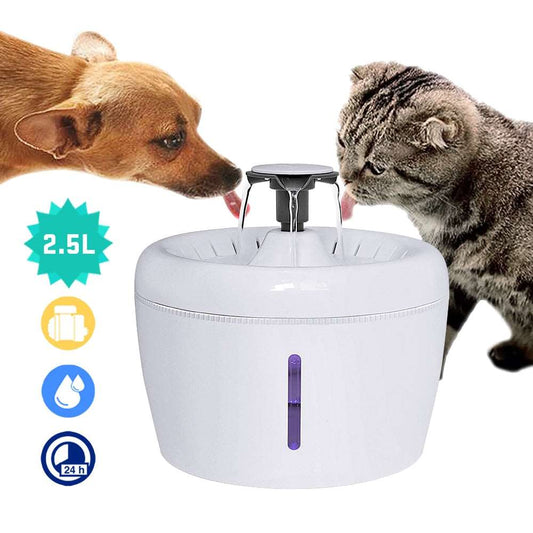 2.5L Automatic Pet Fountain Water Dispenser | Electric USB Pet Dog Cat Drinking Feeder Bowl, Mute & Convenient