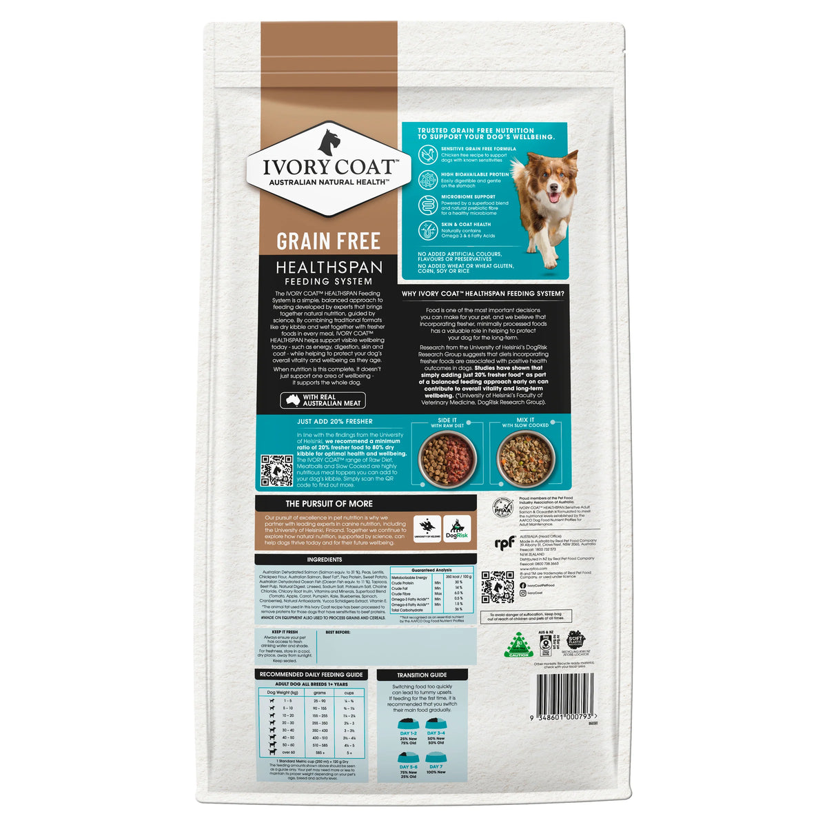 Ivory Coat Adult Dog Grain Free Salmon & Ocean Fish Food