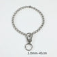 Stainless Steel P Chain Collar