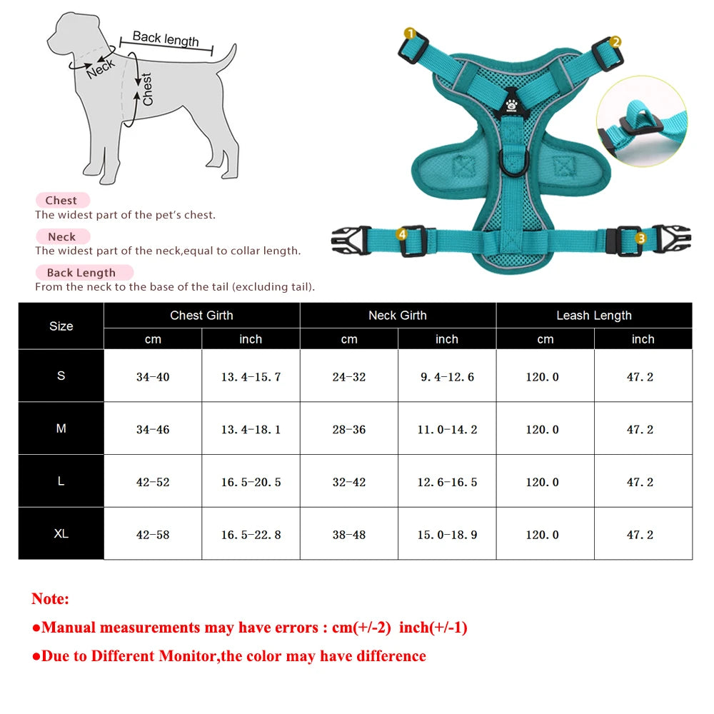 Cat Harness and Leash Set | Reflective & Breathable