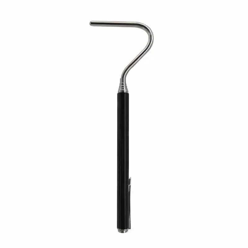 Telescopic Stainless Steel Snake Hook | Adjustable 17-67cm Reptile Handling Tool for Safe Snake Capture