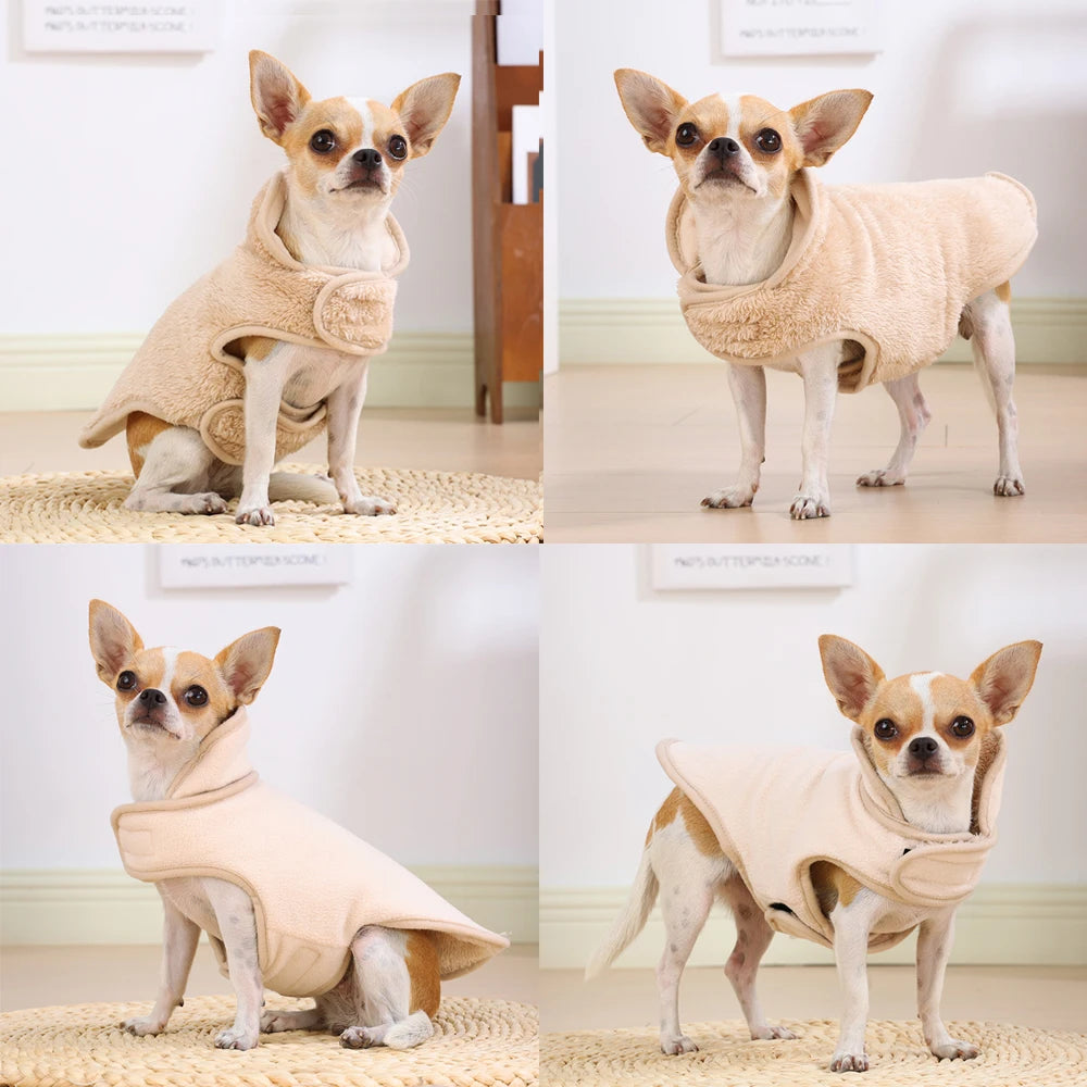 Warm Winter Reversible Dog Jacket