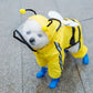Waterproof Small Raincoat | Animal-Shaped Rain Coat with Reflective Strips | Hooded Outdoor Clothing