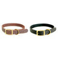 Leather Dog Collar with Heavy Duty Hardware