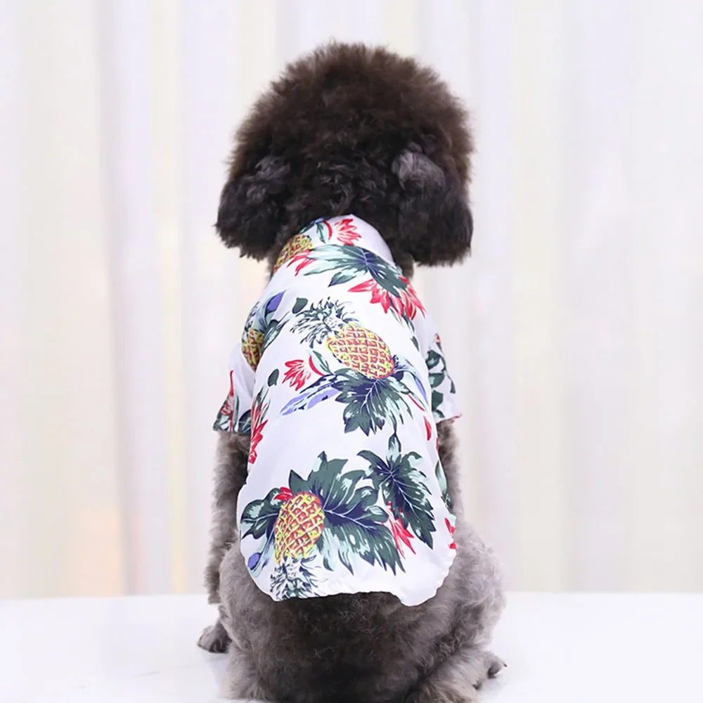 Dog Hawaiian Shirt for Small to Medium Pets