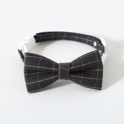 Adjustable Pet Bow & Neck Tie Collar