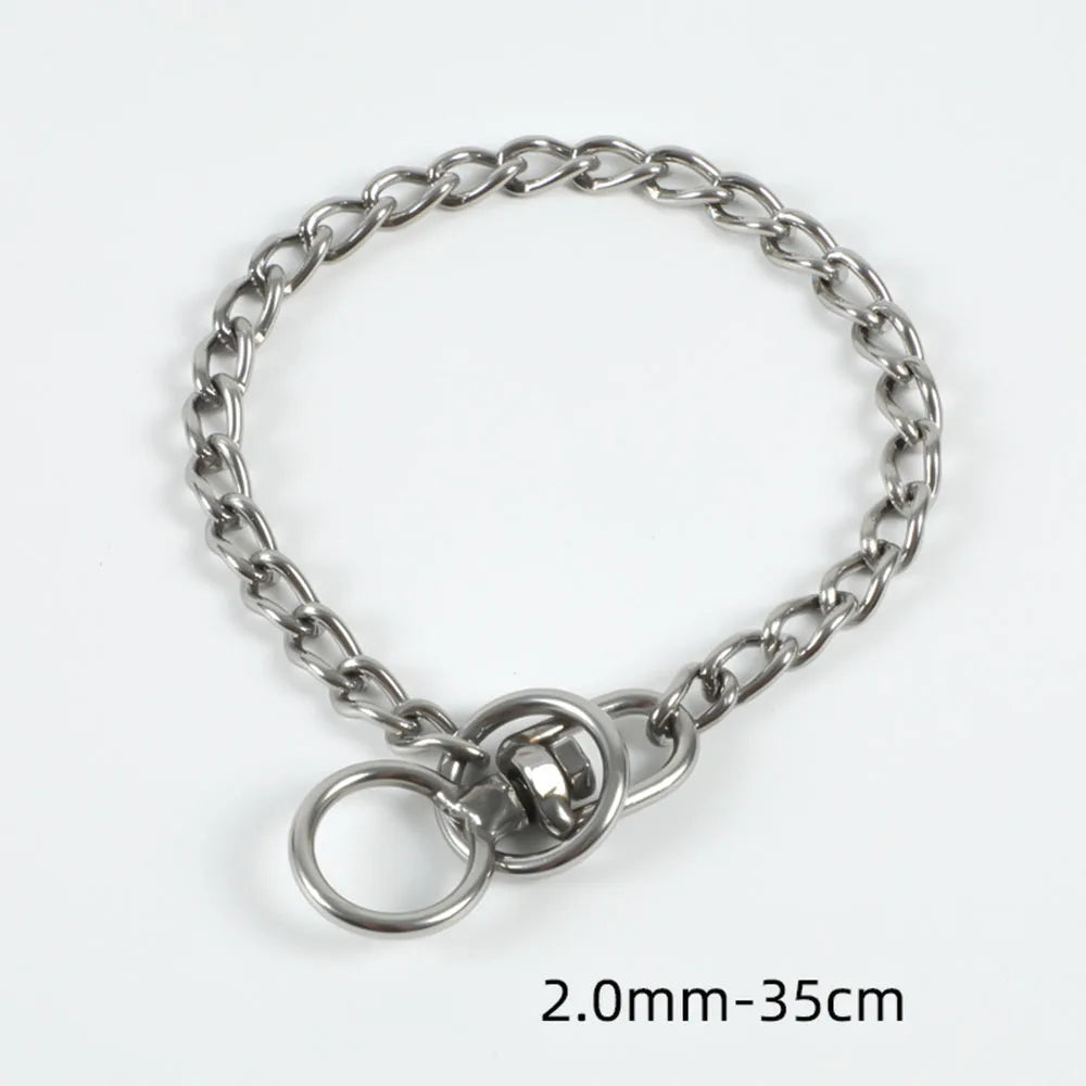 Stainless Steel P Chain Collar