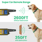 Electric Dog Training Collar | Waterproof Anti Bark Remote Control Rechargeable Device for All Breeds, Adjustable Shock and Vibration Levels