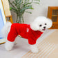 Winter Warm Pet Jumpsuit with Zipper