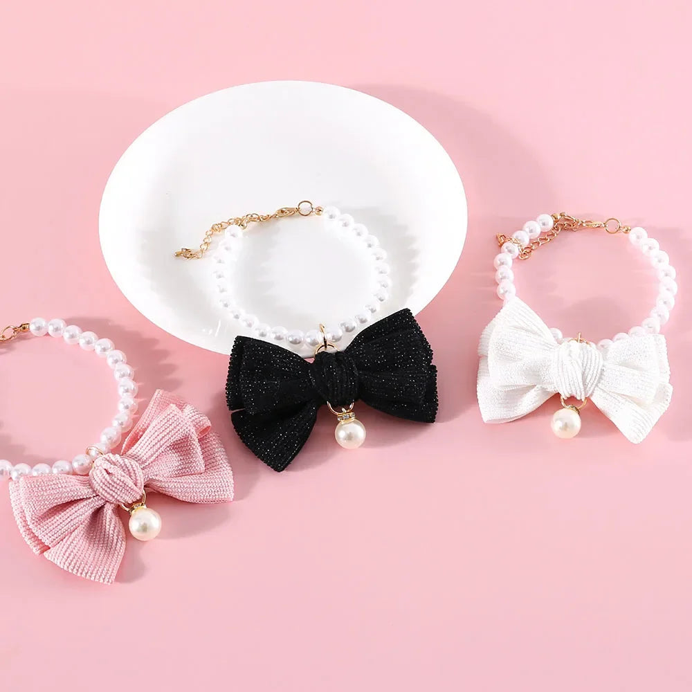 Pearl Necklace for Small Pets