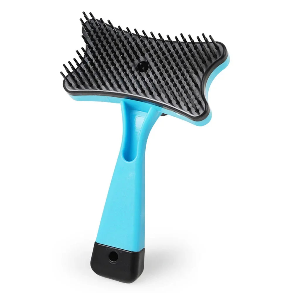 Dog & Cat Grooming Brush with Self-Cleaning Bristles