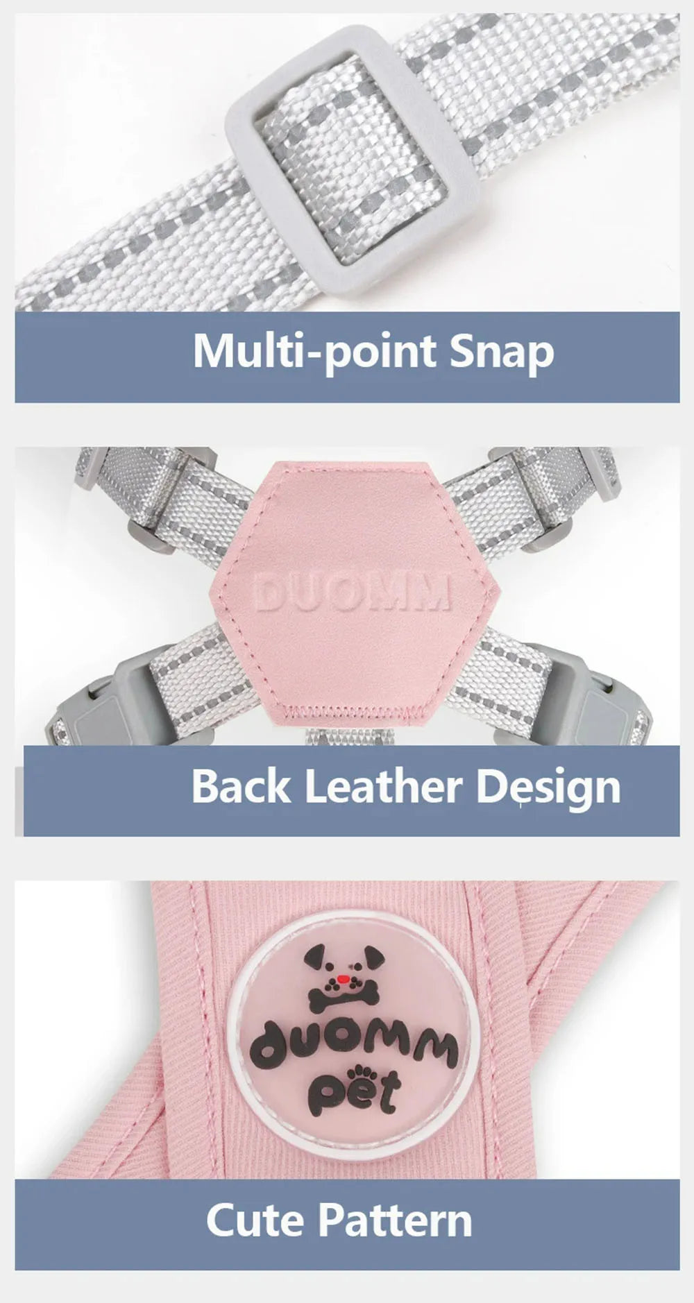 Dog Harness & Leash Set | Reflective & Breathable