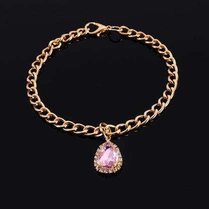 Elegant Crystal Pet Necklace | Multiple Colours