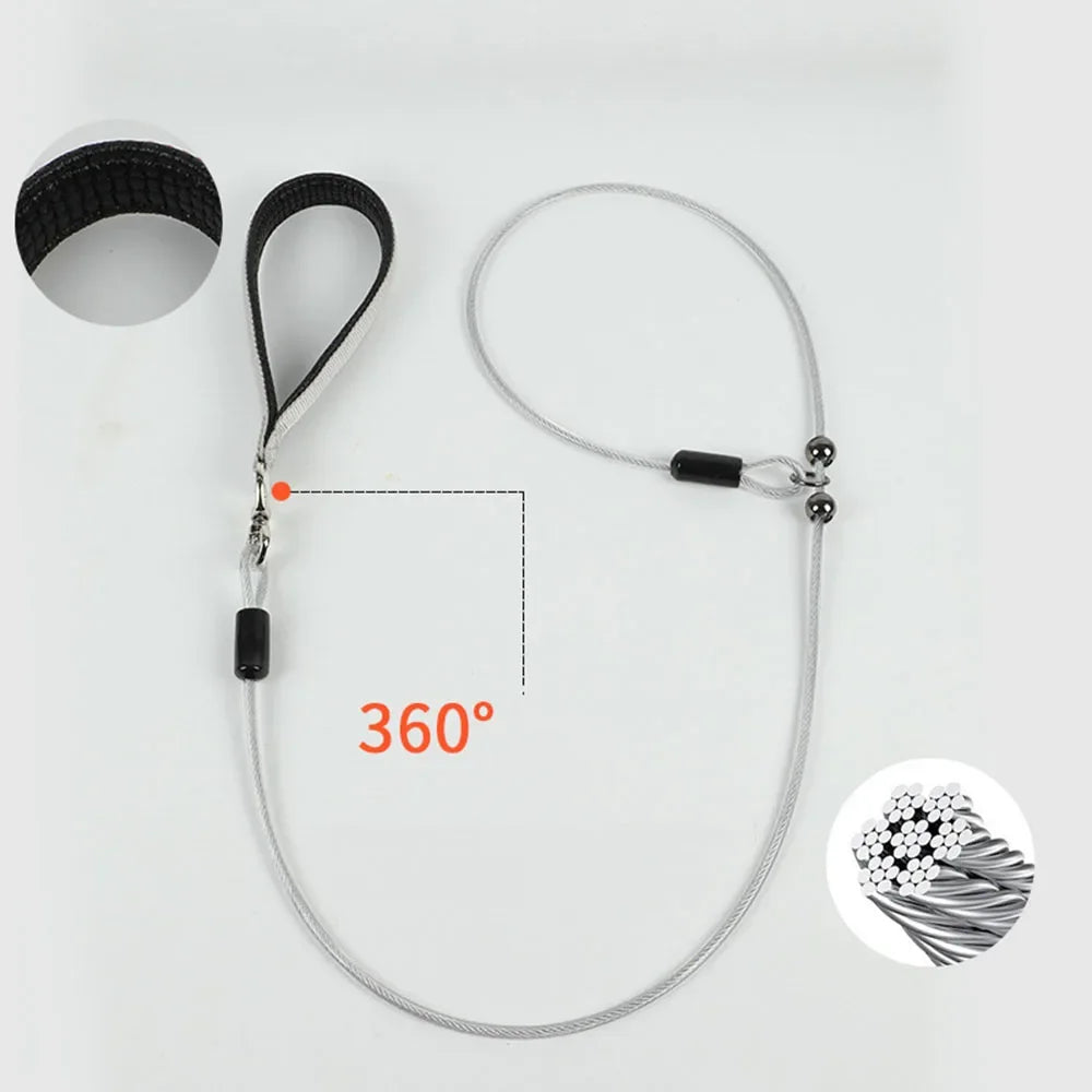 Stainless Steel Slip Leads with Soft Handle