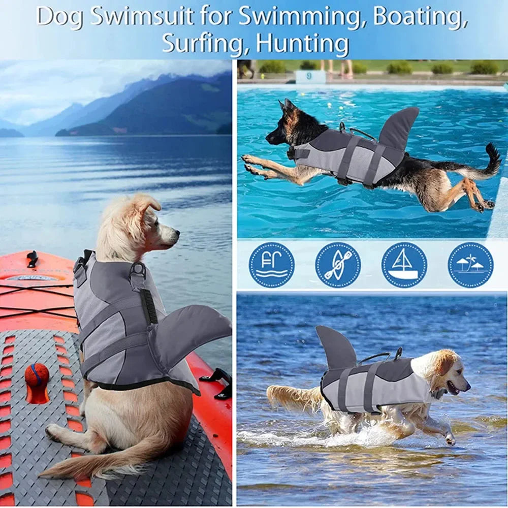 Dog Life Jacket | Shark & Fish Shaped Vests