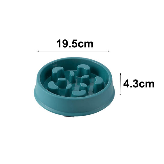 Pet Slow Feeder Bowl | Anti-Gulping Design