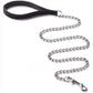 Heavy Duty Metal Chain Dog Leash with Padded Handle