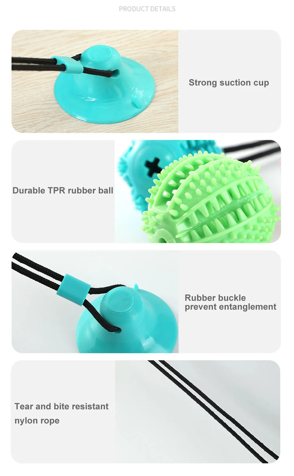 Dog Chew Ball Toy | Interactive Treat Dispenser